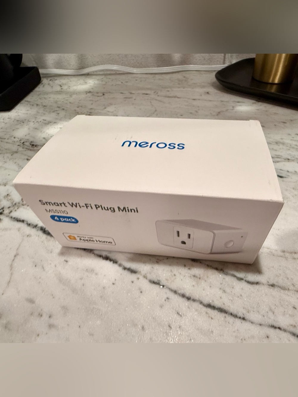 meross Smart Plug Mini, 15A & Reliable Wi-Fi, Support Apple HomeKit, Siri, Alexa
